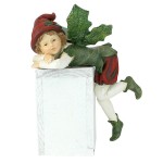 Design Toscano Elijah Christmas Elf Sitter