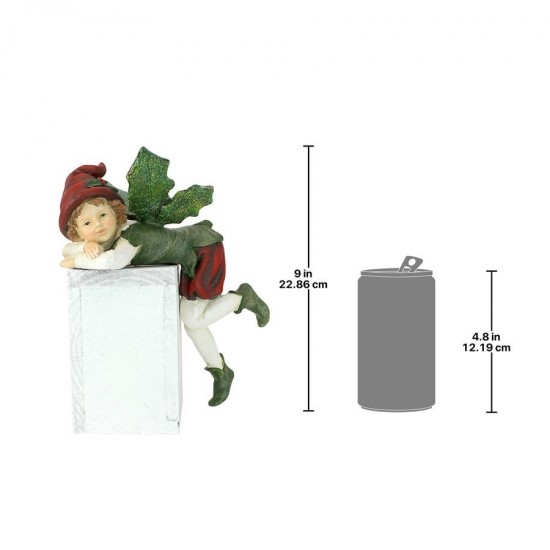 Design Toscano Elijah Christmas Elf Sitter