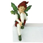 Design Toscano Emmanuel Christmas Elf Sitter