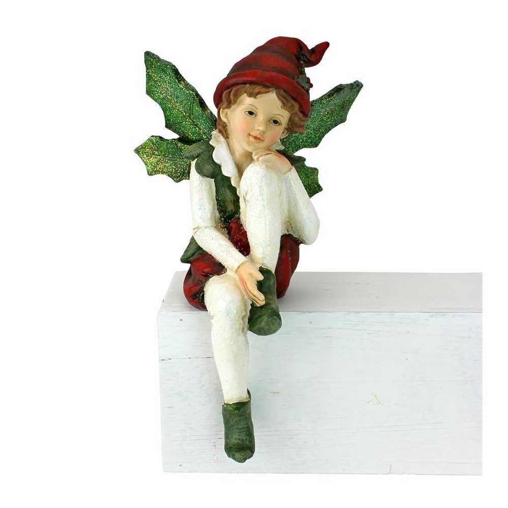 Design Toscano Emmanuel Christmas Elf Sitter