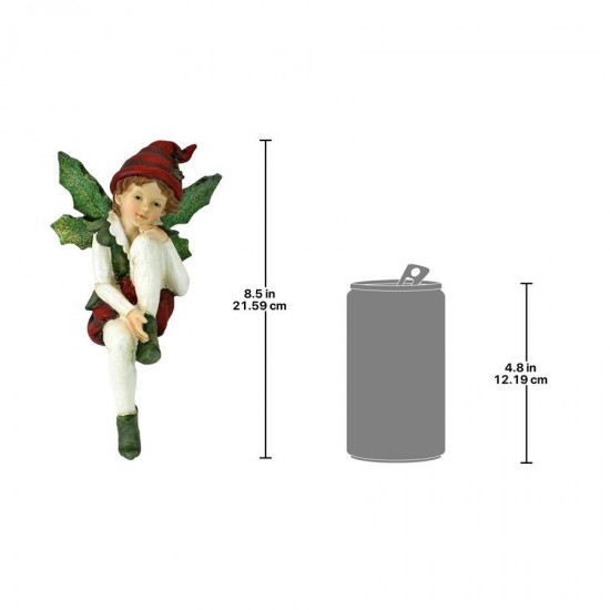 Design Toscano Emmanuel Christmas Elf Sitter