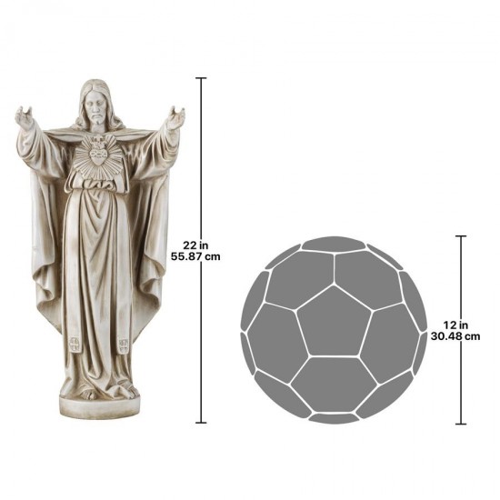 Design Toscano Sacred Heart Of Jesus Garden Statue