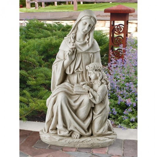 Design Toscano St Anne With Young Mary Mother Of Jesus