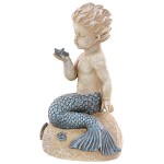 Design Toscano Little Boy Merman Holding A Starfish