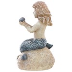 Design Toscano Little Girl Mermaid Holding Shell