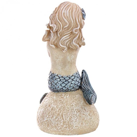 Design Toscano Little Girl Mermaid Holding Shell