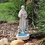 Design Toscano Saint Francis Reflection Pool Birdbath Statue