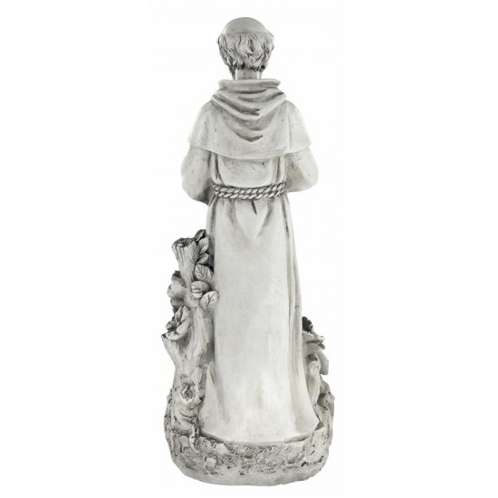 Design Toscano Saint Francis Reflection Pool Birdbath Statue