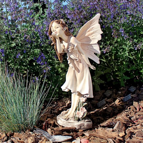 Design Toscano Blossom Wildflower Meadow Fairy Statue