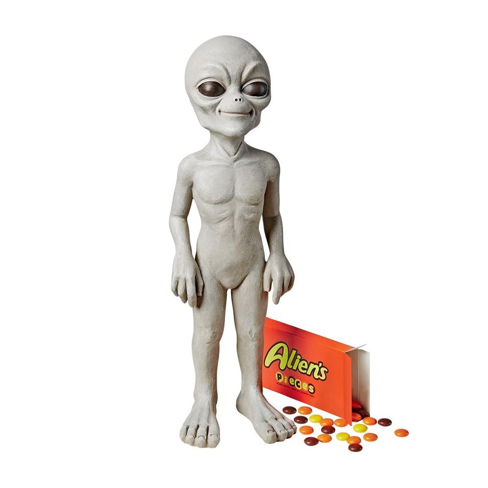 Design Toscano Small Out Of This World Alien Statue