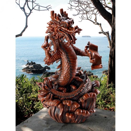 Design Toscano Dragon King Of The Four Seas Statue