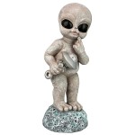 Design Toscano Zeta The Toddler Alien Statue