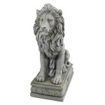 Design Toscano Fouquet Royal Palace Sentinal Lion