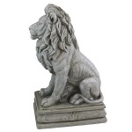 Design Toscano Fouquet Royal Palace Sentinal Lion