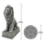Design Toscano Fouquet Royal Palace Sentinal Lion