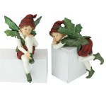 Design Toscano S/2 Christmas Elf Sitters