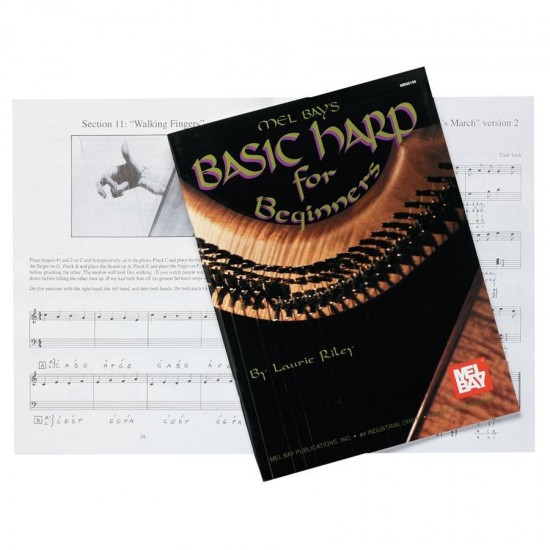 Design Toscano Beginner Harp Book
