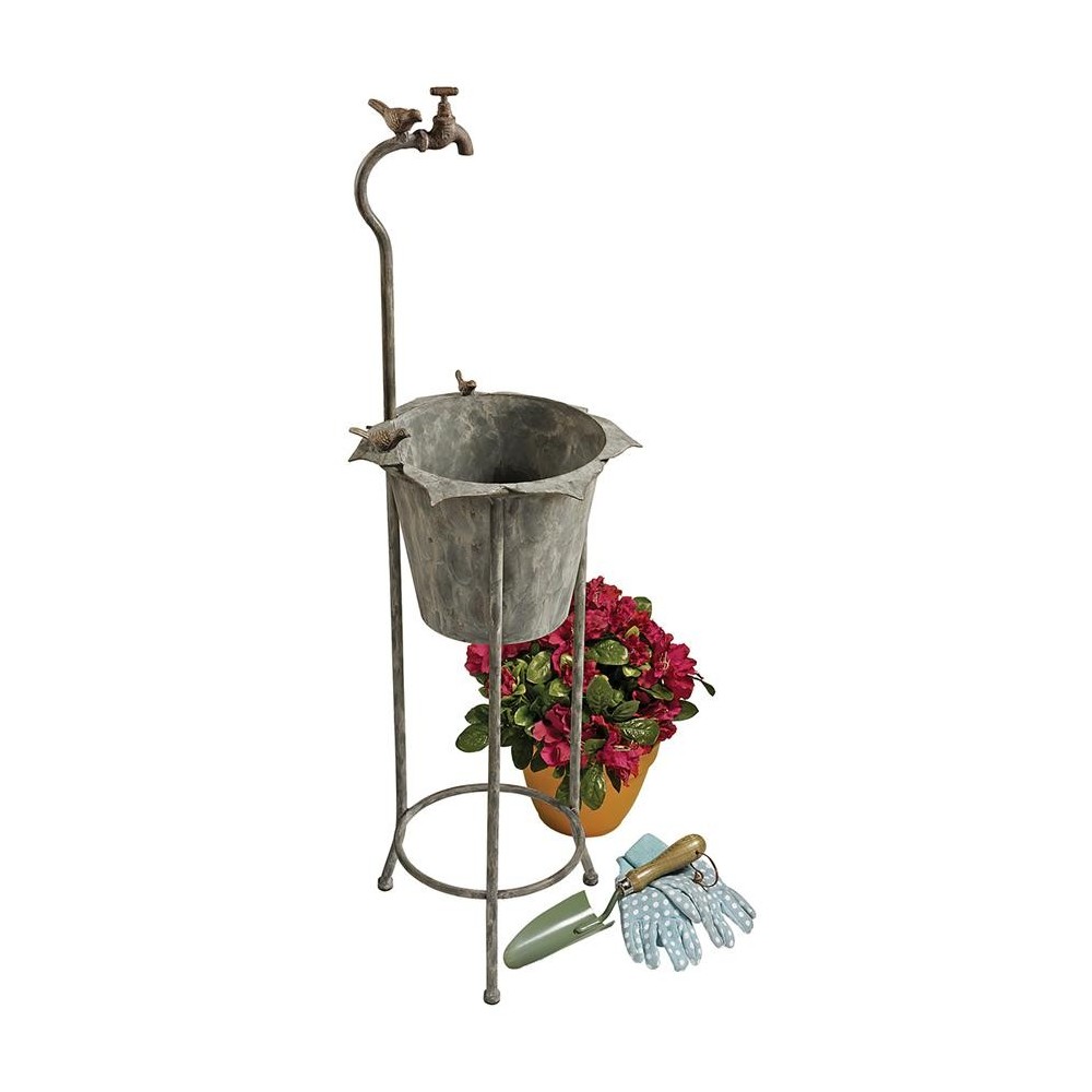 Design Toscano Vintage Faucet Planter Design Toscano Vintage Faucet Planter