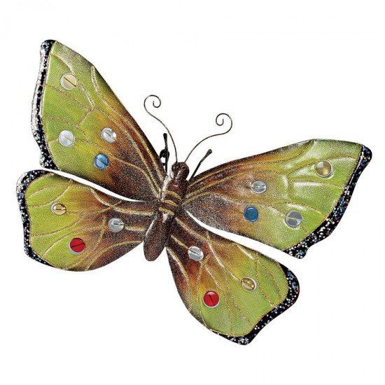 Design Toscano Oversized Metal Butterfly Plaque