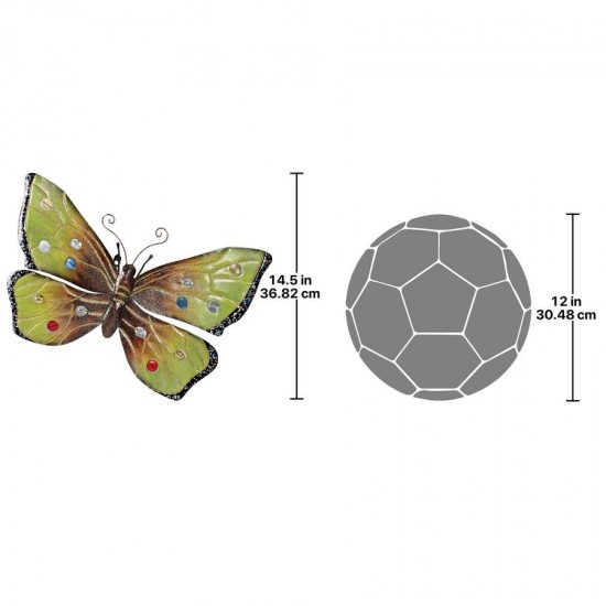 Design Toscano Oversized Metal Butterfly Plaque