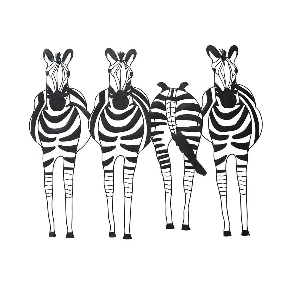 Design Toscano Static Stripes Zebra Frieze Design Toscano Static Stripes Zebra Frieze
