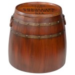 Design Toscano French Wine Barrel Side Table