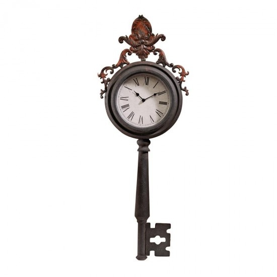 Design Toscano Unlocking Time Key Wall Clock