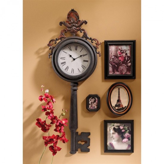 Design Toscano Unlocking Time Key Wall Clock