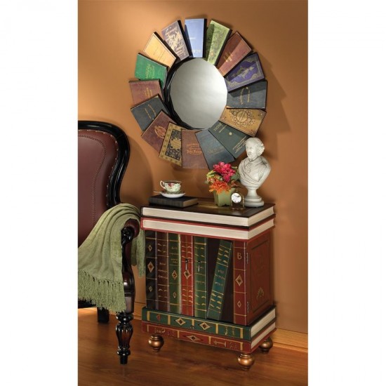 Design Toscano Lord Byron Compendium Of Books Mirror