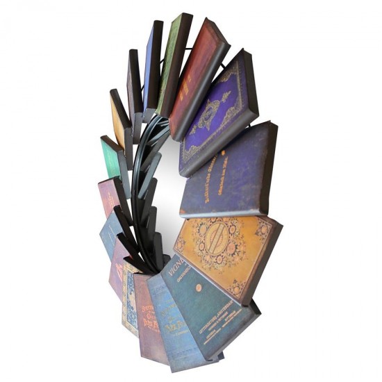 Design Toscano Lord Byron Compendium Of Books Mirror