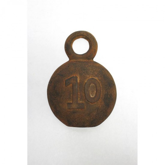 Design Toscano Strongmen Number 10 Cast Iron Weight