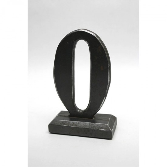 Design Toscano Number 0 Sculptural Typography