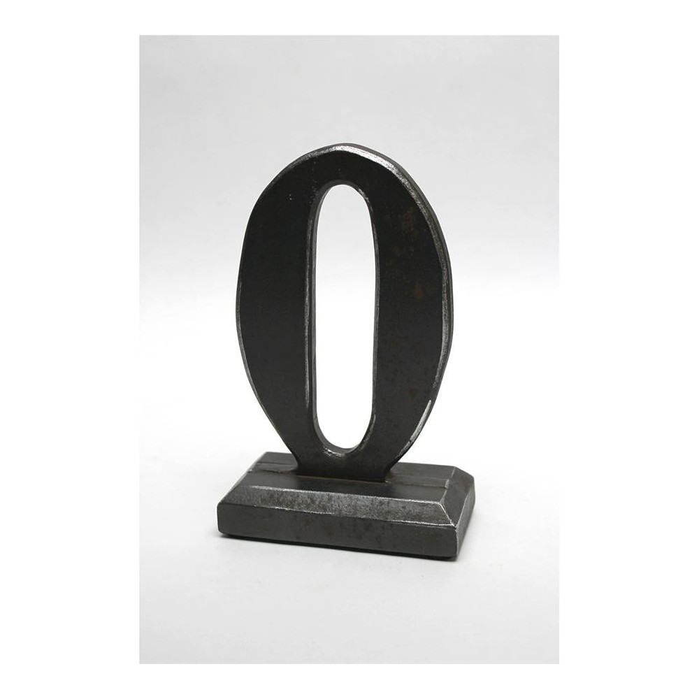 Design Toscano Number 0 Sculptural Typography