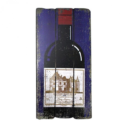 Design Toscano Champagne Bottle Plaque