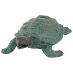 Design Toscano Traipsing Turtle Bronze Statue