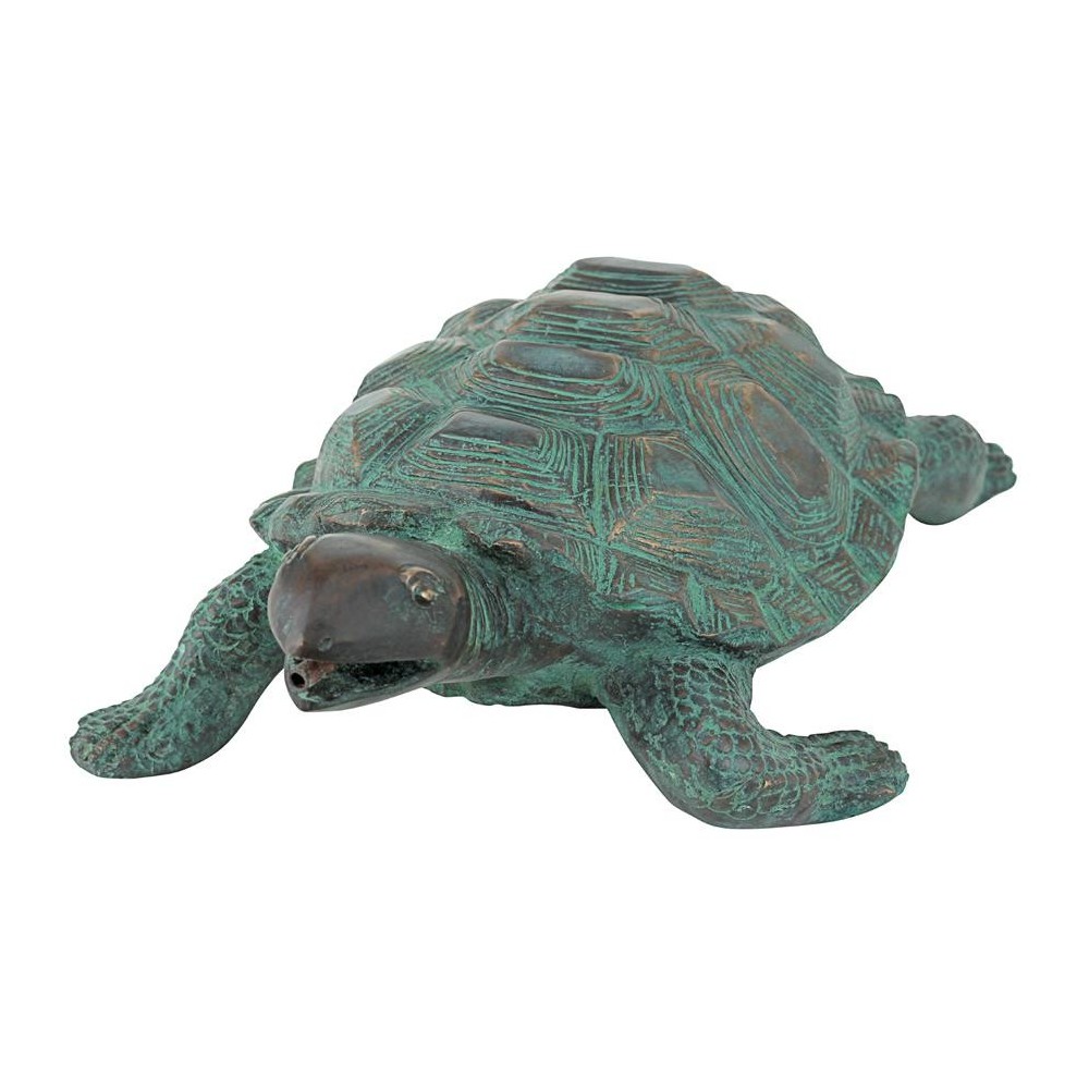 Design Toscano Traipsing Turtle Bronze Statue