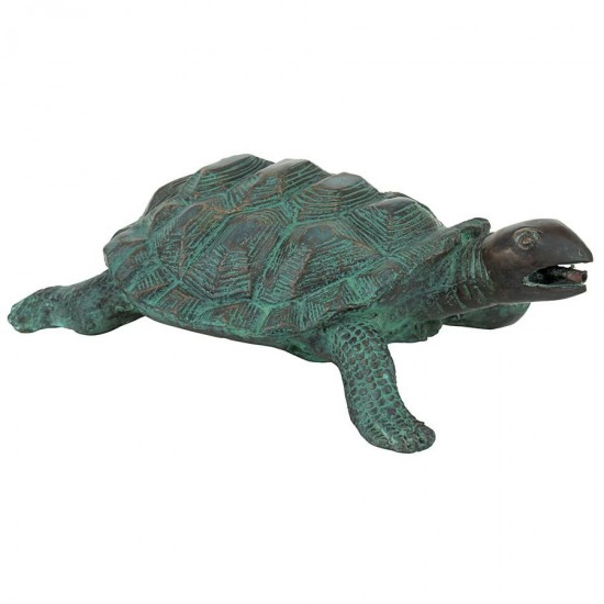 Design Toscano Traipsing Turtle Bronze Statue