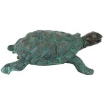 Design Toscano Traipsing Turtle Bronze Statue