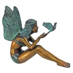 Design Toscano Bird Fairy Bronze Statue