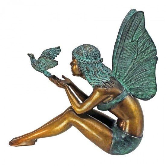 Design Toscano Bird Fairy Bronze Statue