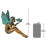 Design Toscano Bird Fairy Bronze Statue