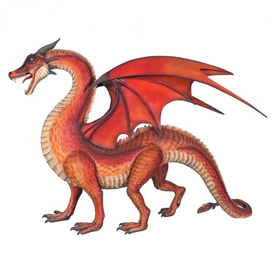 Design Toscano Giant Welsh Red Dragon Statue