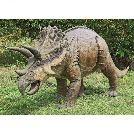 Design Toscano Triceratops Dinosaur Statue Frt-Quote