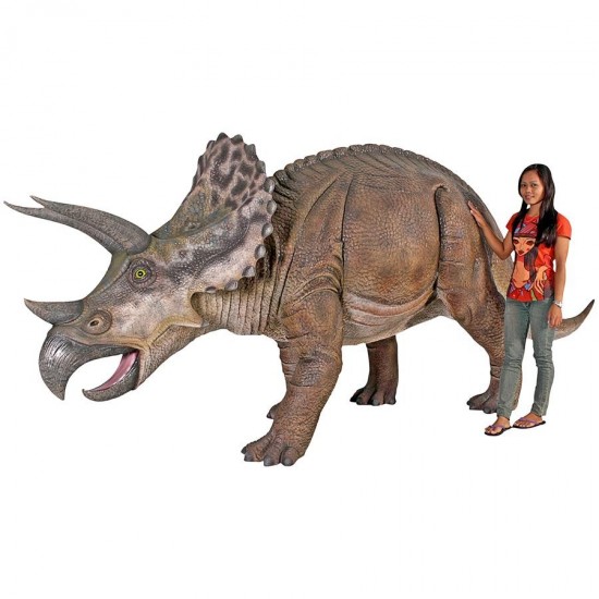 Design Toscano Triceratops Dinosaur Statue Frt-Quote