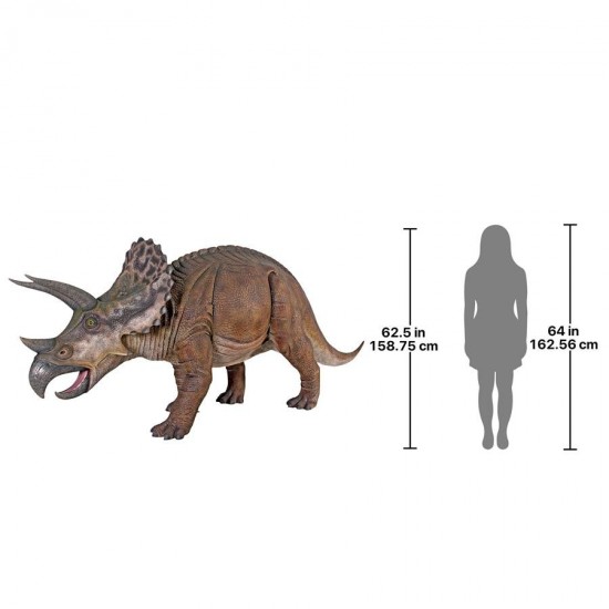 Design Toscano Triceratops Dinosaur Statue Frt-Quote