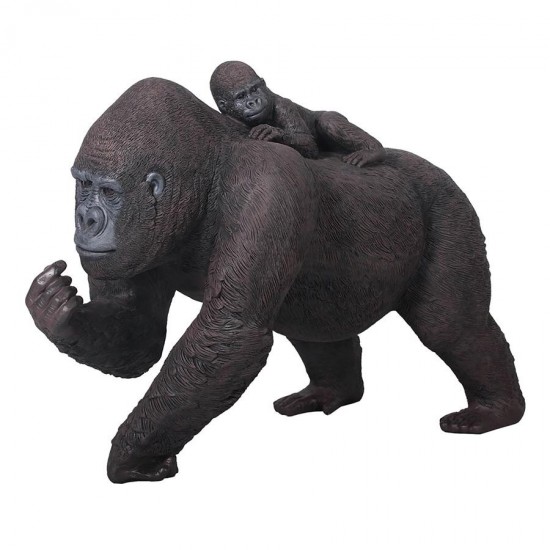 Design Toscano Lowland Gorillas-Mother And Child