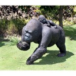 Design Toscano Lowland Gorillas-Mother And Child