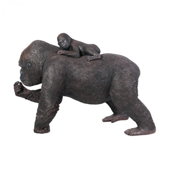 Design Toscano Lowland Gorillas-Mother And Child