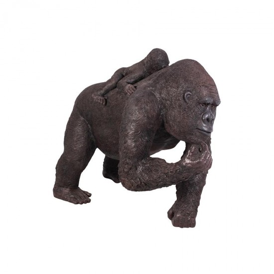 Design Toscano Lowland Gorillas-Mother And Child