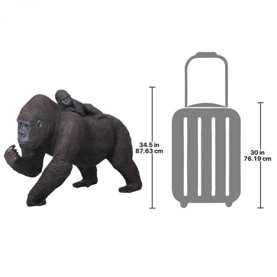 Design Toscano Lowland Gorillas-Mother And Child